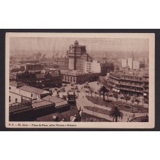 CIUDAD DE BUENOS AIRES CALLE VICTORIA Y BALCARCE ANTIGUA TARJETA POSTAL